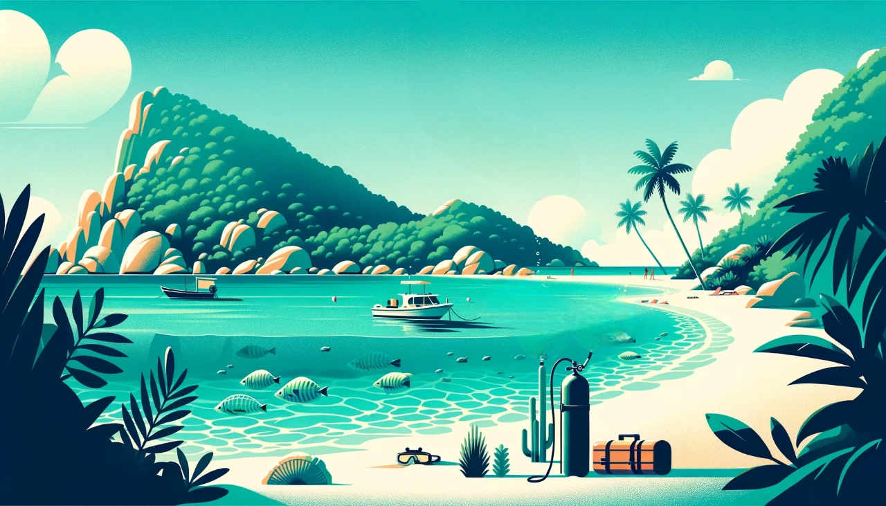 koh tao illustrated